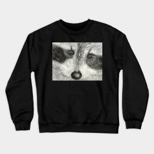 Raccoon Sketch Crewneck Sweatshirt